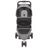 Folding Dog Stroller Grey - Comfortable & Portable | Hipomarket UK