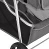 Folding Dog Stroller Grey - Comfortable & Portable | Hipomarket UK