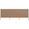 3-panel Wind Screen Fabric 400x80 cm Taupe Colour taupe Size 400 x 80 cm Quantity in Package 1 