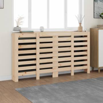 Radiator Cover 210x21x85 cm - Solid Wood Pine - Hipomarket UK