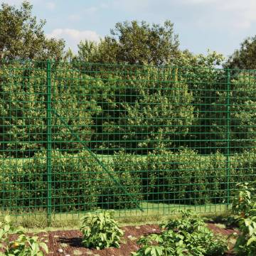 Wire Mesh Fence Green 1.4x10m - Durable Galvanised Steel