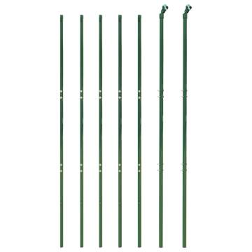 Wire Mesh Fence Green 1.4x10m - Durable Galvanised Steel