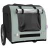 Pet Bike Trailer - Grey & Black Oxford Fabric & Iron