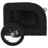 Pet Bike Trailer - Grey & Black Oxford Fabric & Iron