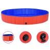 Foldable Dog Swimming Pool Red 200x30 cm - Hipomarket