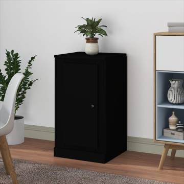 Stylish Black Sideboard - 37.5x35.5x67.5 cm | Hipo Market