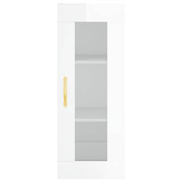 Highboard High Gloss White - Stylish Storage Solution