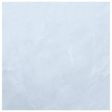 Self-Adhesive PVC Flooring Planks - White Marble - 5.11 m²