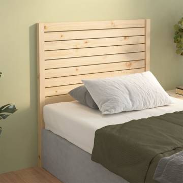 Stylish Pine Bed Headboard - 96x4x100 cm | Hipomarket UK