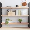 Wall Shelf 140x30x(2-4) cm Untreated Solid Wood Oak Colour natural Size 140 x 30 x 4 cm Quantity in Package 1 Number of Pieces 