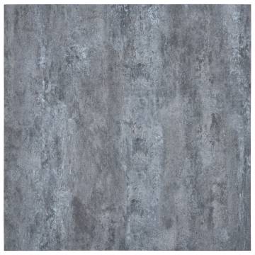 Self-Adhesive Flooring Planks - 5.11 m² Grey Marble PVC