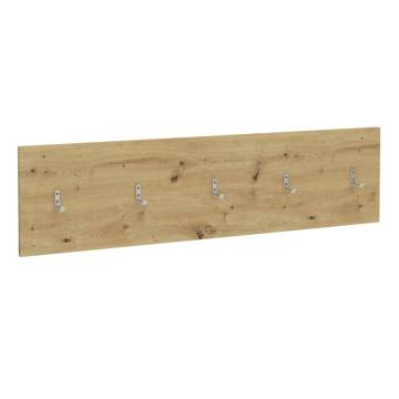 FMD Wall-mounted Coat Rack in Artisan Oak - Stylish Storage