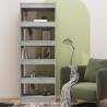 Book Cabinet & Room Divider - Grey Sonoma | HipoMarket