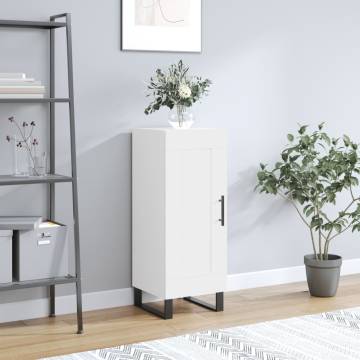Stylish White Sideboard 34.5x34x90 cm - Durable & Modern Design
