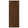 Stylish Highboard Brown Oak - 34.5x34x180 cm | HipoMarket