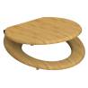 SCHÜTTE Natural Bamboo Toilet Seat - Soft-Close & Durable