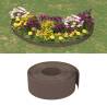 Garden Edgings 2 pcs Brown 10 m 20 cm Polyethylene Colour brown Size 20 x 0.2 m Quantity in Package 1 