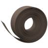 Garden Edgings 2 pcs Brown 10m Polyethylene | Hipomarket