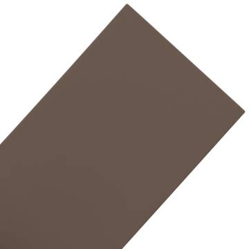 Garden Edgings 2 pcs Brown 10m Polyethylene | Hipomarket