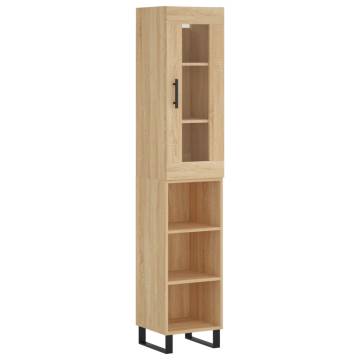 Highboard Sonoma Oak - Elegant Storage Solution | Hipo Market