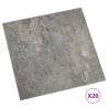 Self-Adhesive PVC Flooring Planks - 20 pcs Grey | HipoMarket