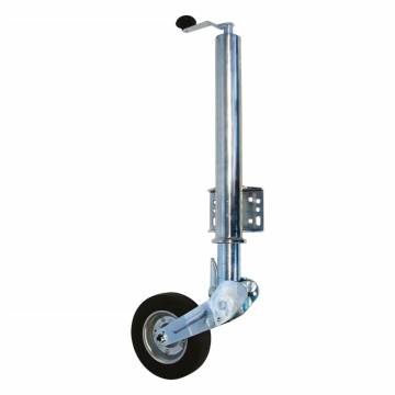 Carpoint Trailer Jack with Rubber Wheel - 250 kg Capacity