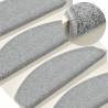 Carpet Stair Treads 15 pcs Light Grey 65x24x4 cm Colour light grey 1 Size 65 x 24 x 4 cm Quantity in Package 15 