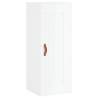 Stylish Highboard High Gloss White - 34.5x34x180 cm | HipoMarket