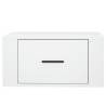 Stylish Wall-Mounted Bedside Cabinets - 2 pcs White 50x36 cm