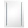 LED Bathroom Mirror Cabinet - Shining White 50x13x70 cm