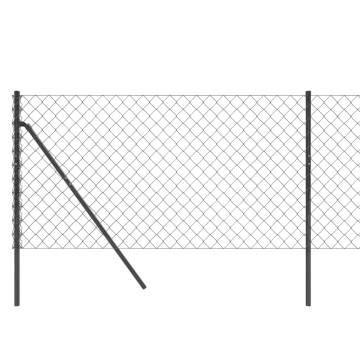 Chain Link Fence Anthracite 1x10 m - Durable & Secure