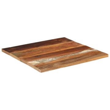 Square Table Top 70x70 cm - Solid Reclaimed Wood | HipoMarket