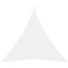 Sunshade Sail Oxford Fabric Triangular 3.6x3.6x3.6 m White Colour white Size 3.6 x 3.6 x 3.6 m Quantity in Package 1 