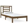 Honey Brown Solid Wood Pine Bed Frame 100x200 cm - Hipomarket