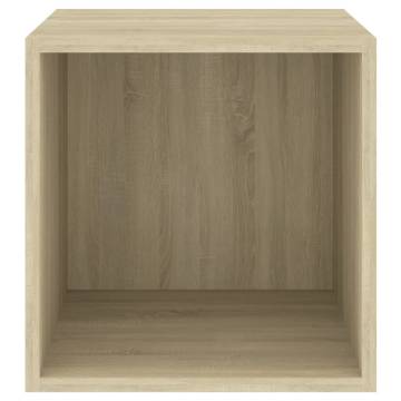 Sonoma Oak Wall Cabinets 2 pcs - Durable & Stylish Storage