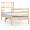 Solid Wood Bed Frame 100x200 cm - Timeless Design