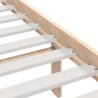 Solid Wood Bed Frame 100x200 cm - Timeless Design