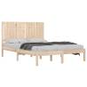 Solid Wood Pine Bed Frame 140x200 cm - Modern Design