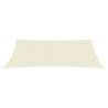 Sunshade Sail 160 g/m² Cream 2.5x4 m | HDPE Outdoor Shade