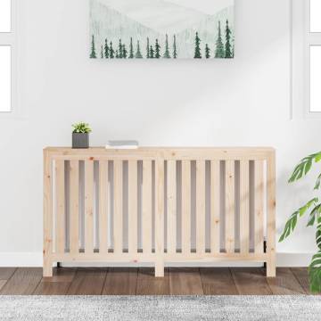 Radiator Cover 153x19x84 cm - Solid Pine Wood | Hipo Market