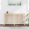 Radiator Cover 153x19x84 cm - Solid Pine Wood | Hipo Market