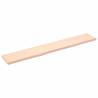 Wall Shelf 180x30x(2-4) cm Untreated Solid Oak | HipoMarket