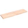 Rustic Wall Shelf - Solid Oak 140x40x(2-4) cm | HipoMarket