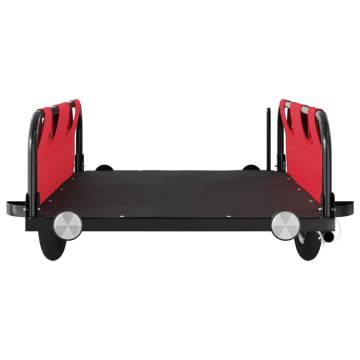 Red Bike Trailer | Durable Oxford Fabric & Iron Design