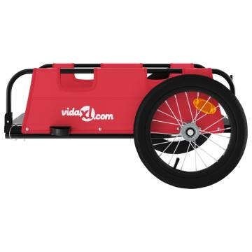 Red Bike Trailer | Durable Oxford Fabric & Iron Design