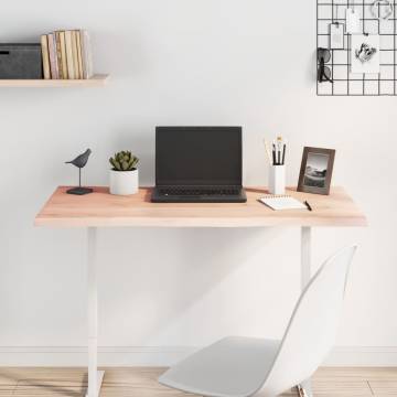 Solid Wood Oak Live Edge Table Top 100x50x2 cm | HipoMarket