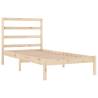 Solid Wood Pine Bed Frame 100x200 cm - Modern & Sturdy