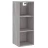 Highboard Grey Sonoma 34.5x34x180 cm | Stylish Storage Solution