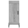 Highboard Grey Sonoma 34.5x34x180 cm | Stylish Storage Solution