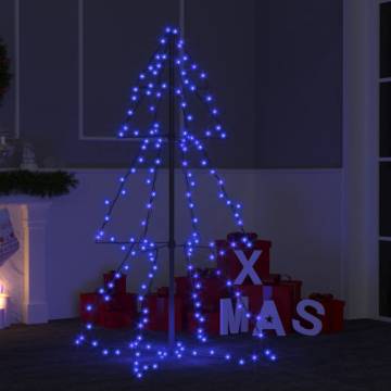 Christmas Cone Tree with 160 LEDs - Perfect Holiday Decor